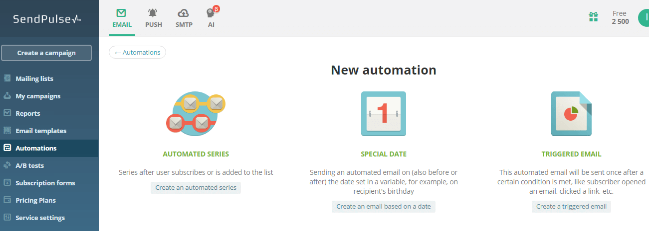 SendPulse-Automation